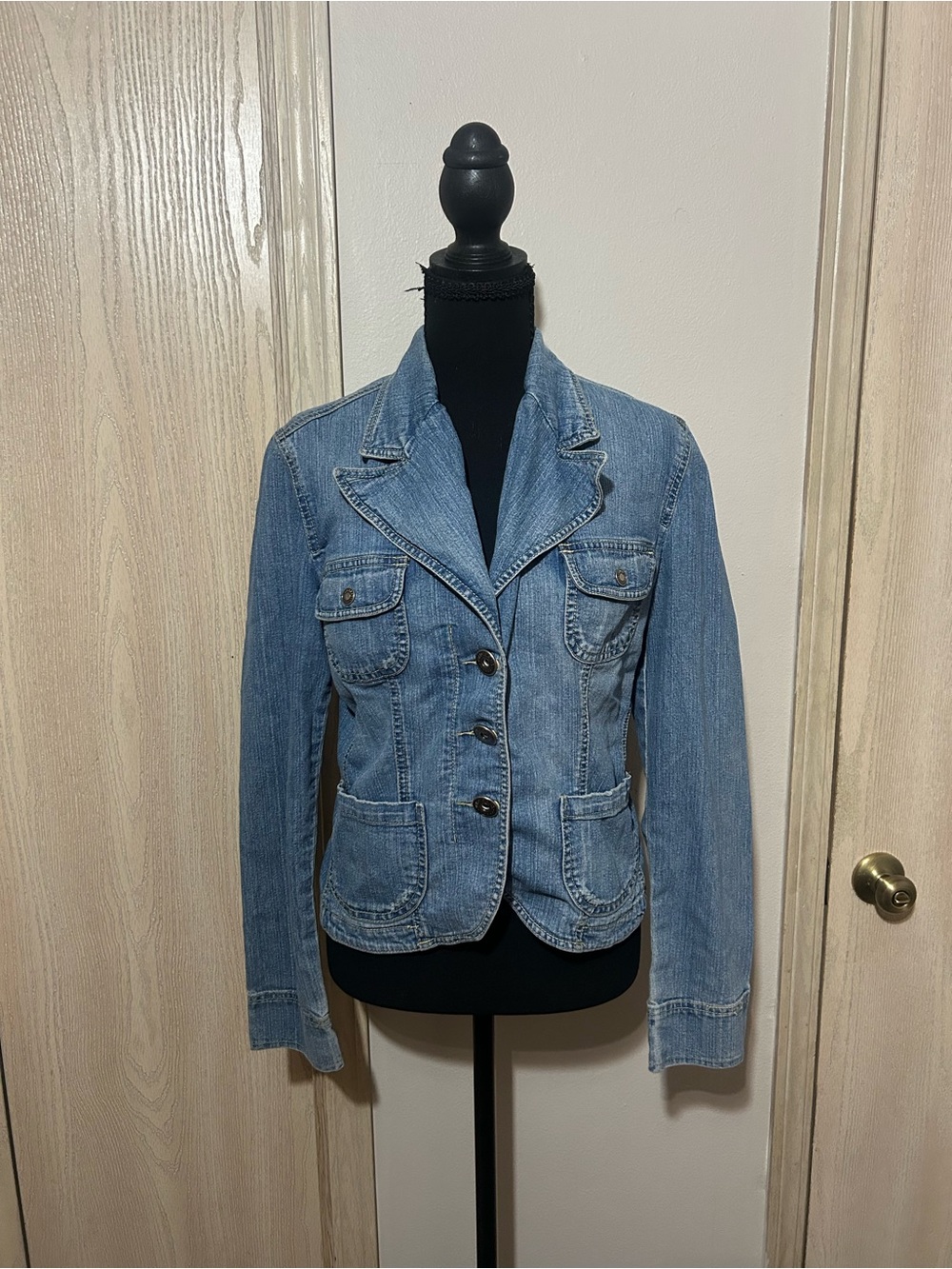 YMI Light Blue Denim Blazer Jacket